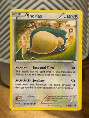 Pokemon Snorlax, 2016, Collectible, Fan Favorite